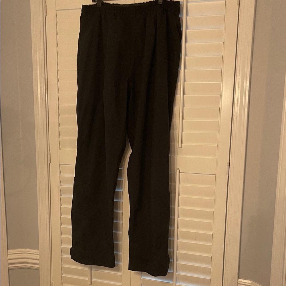 FootJoy Black Men's Golf Rain Pants XL